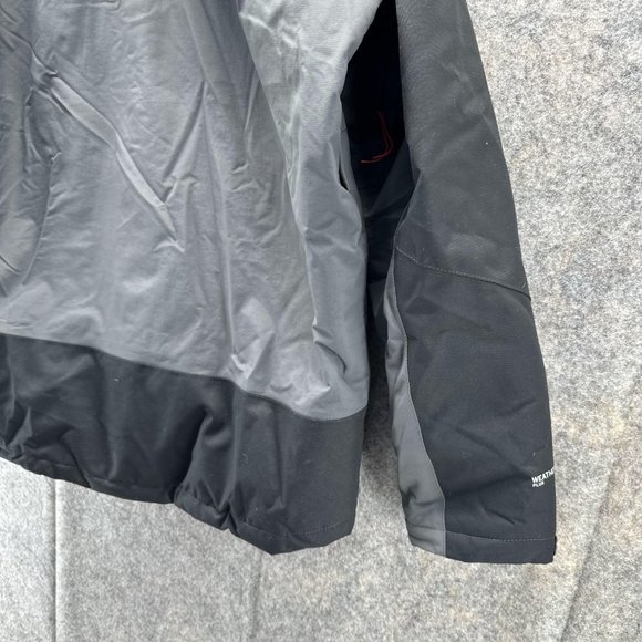 Eddie Bauer Jacket Men Extra Large Adult Gray Full Zip Outdoors Hooded overcoat - Picture 11 of 15